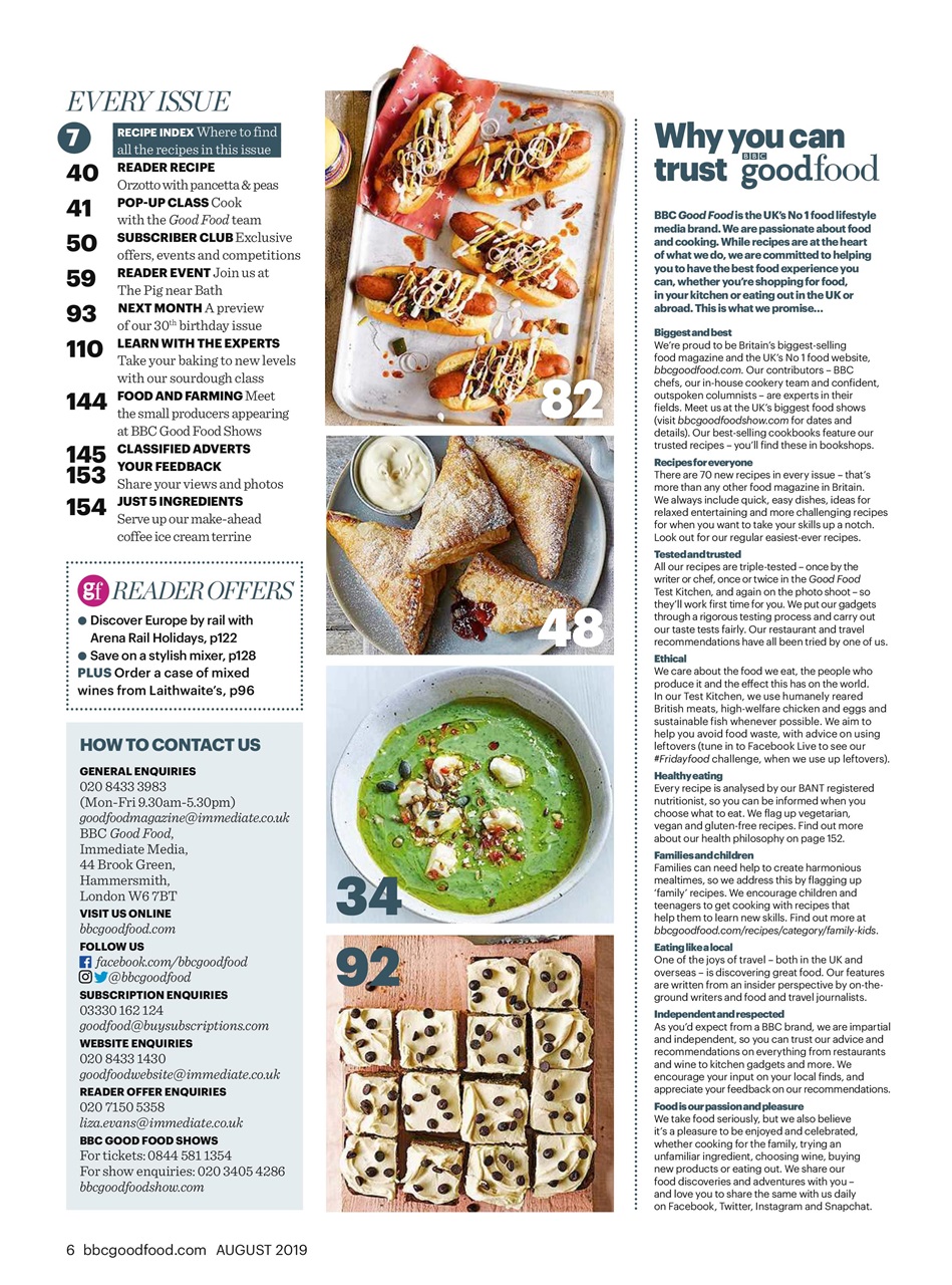 Good Food Magazine Preview Pages