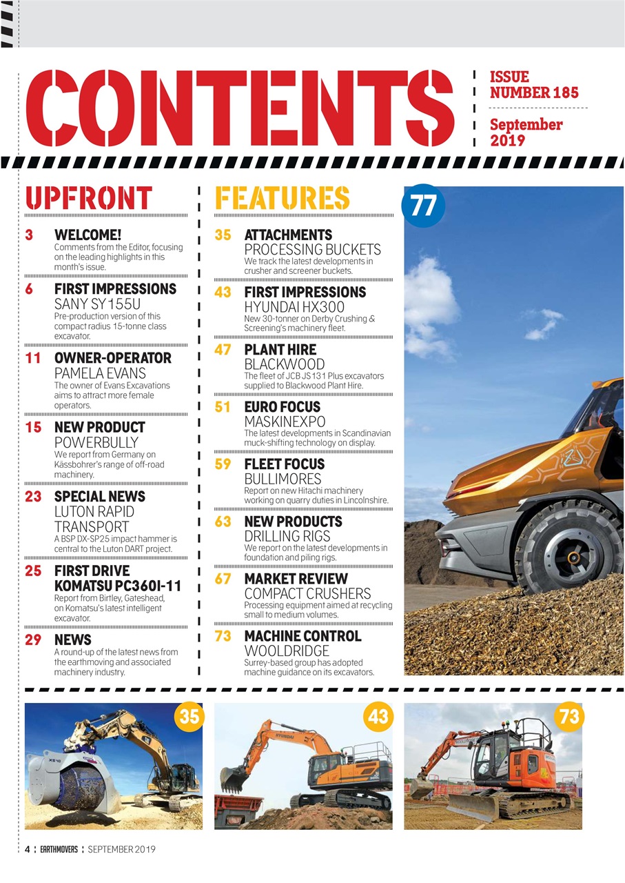 Earthmovers Preview Pages