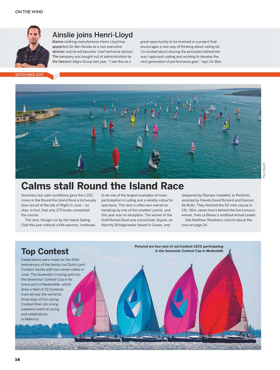 Yachting World Preview Pages