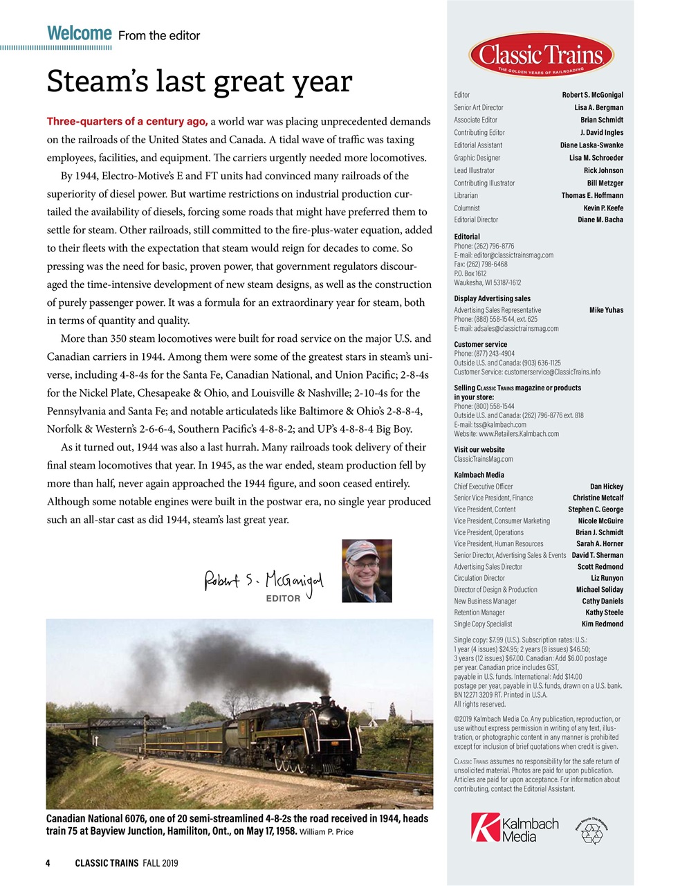 Classic Trains Preview Pages