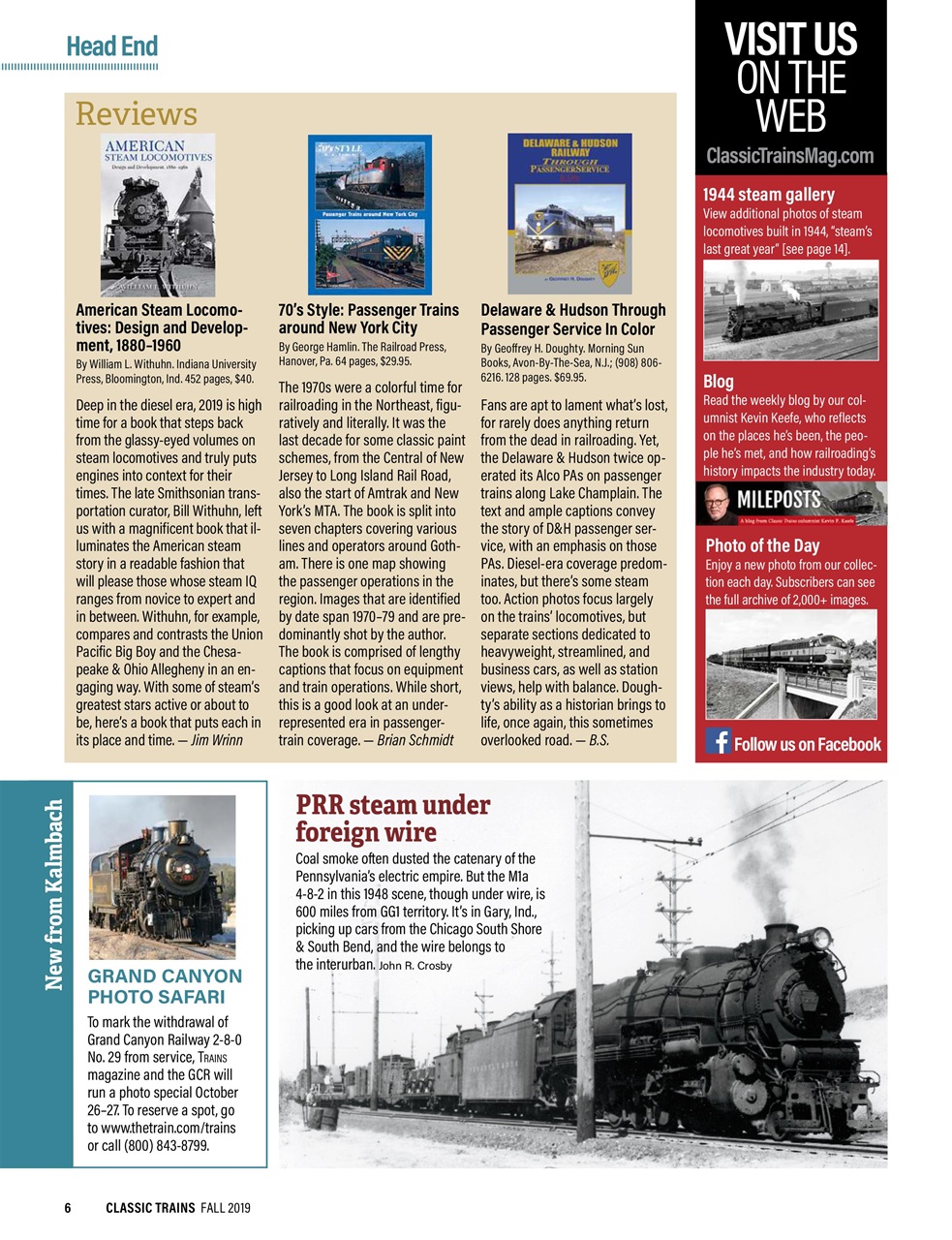Classic Trains Preview Pages