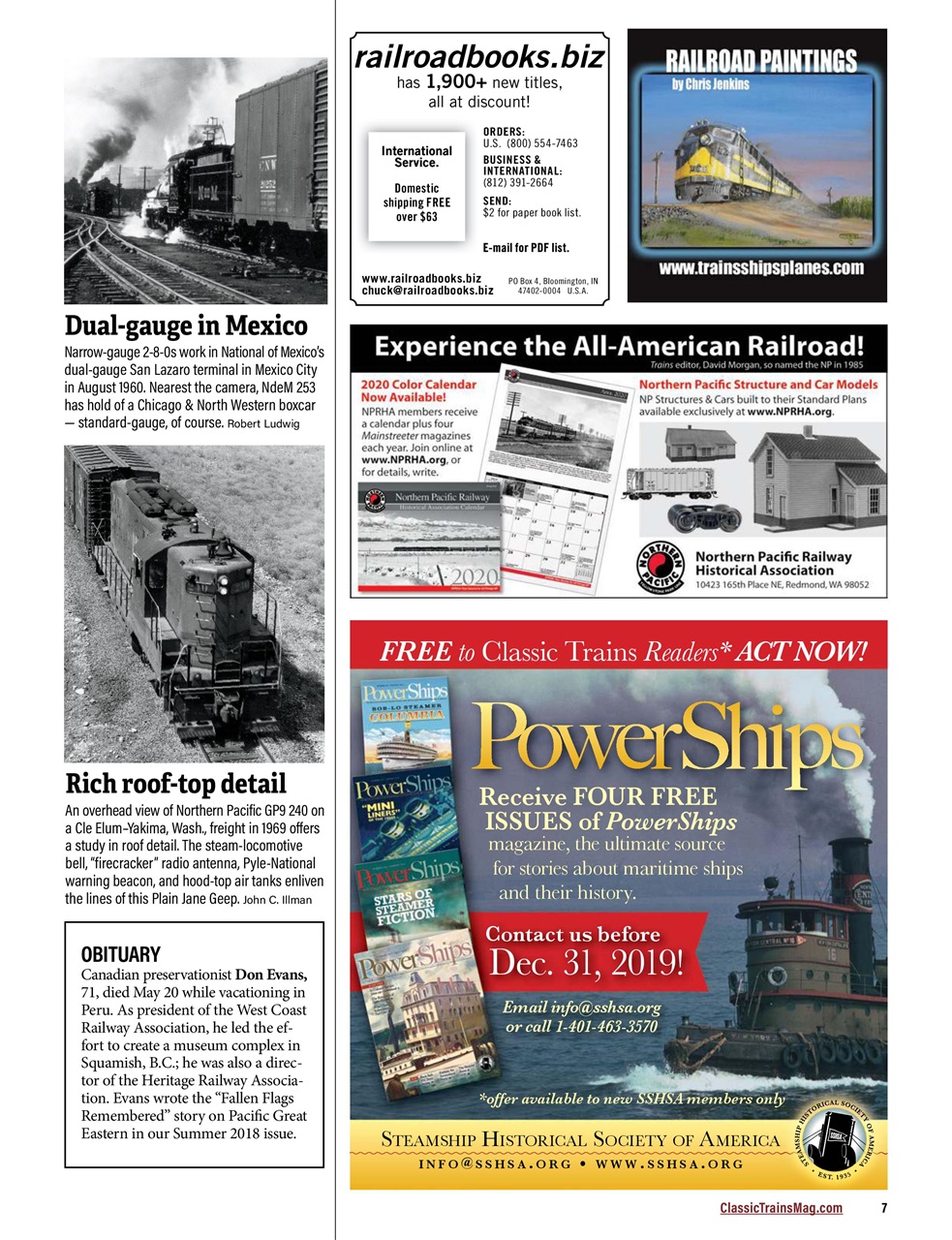 Classic Trains Preview Pages