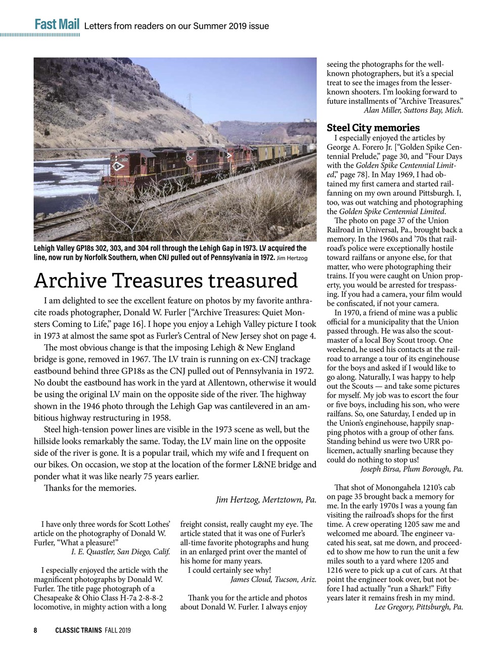 Classic Trains Preview Pages