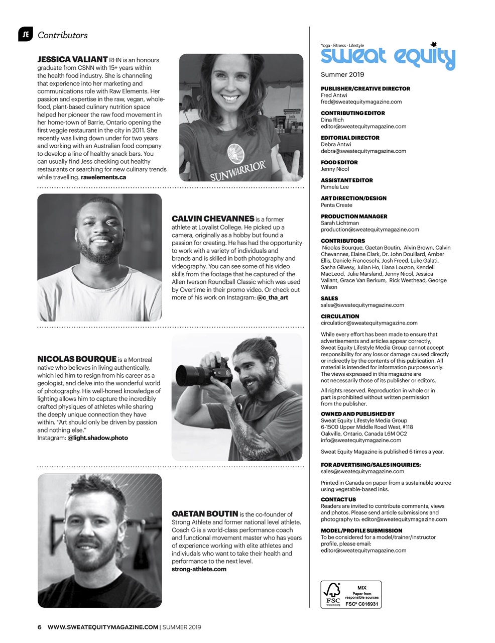 Sweat Equity Preview Pages