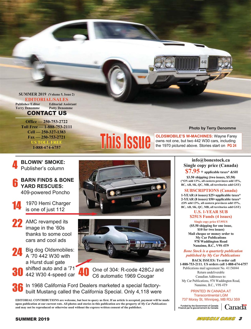Muscle Cars Preview Pages