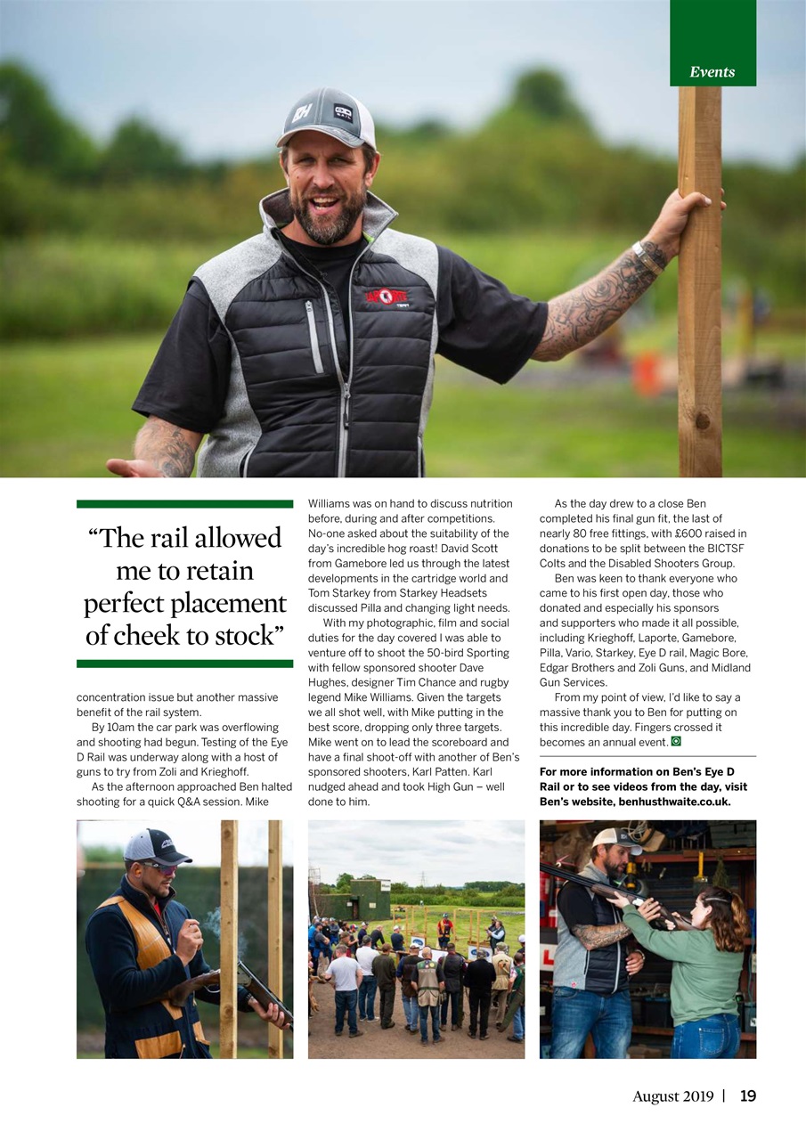 Clay Shooting Preview Pages