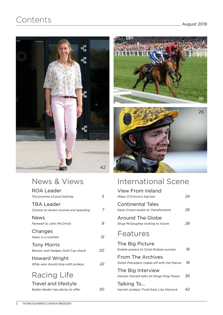 The Owner Breeder Preview Pages