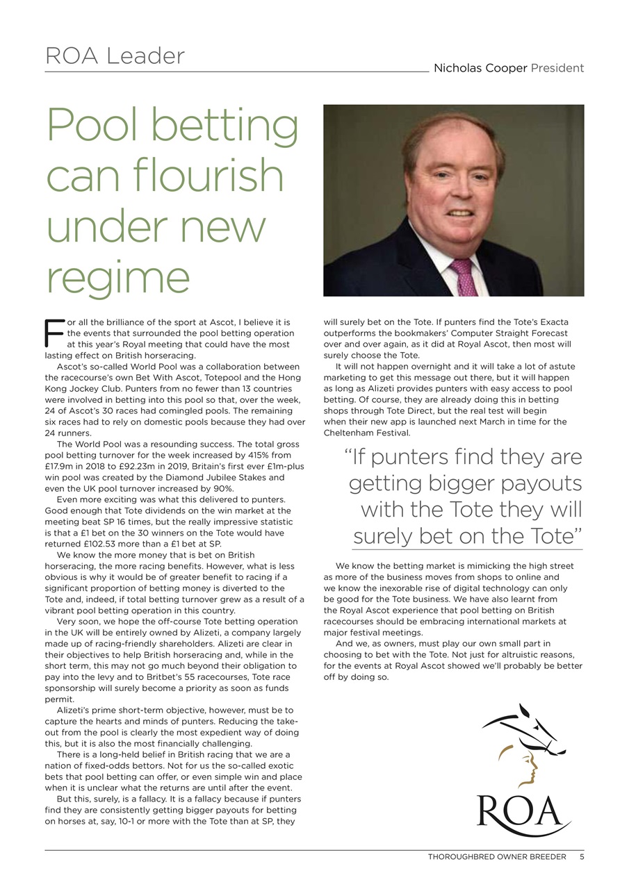 The Owner Breeder Preview Pages