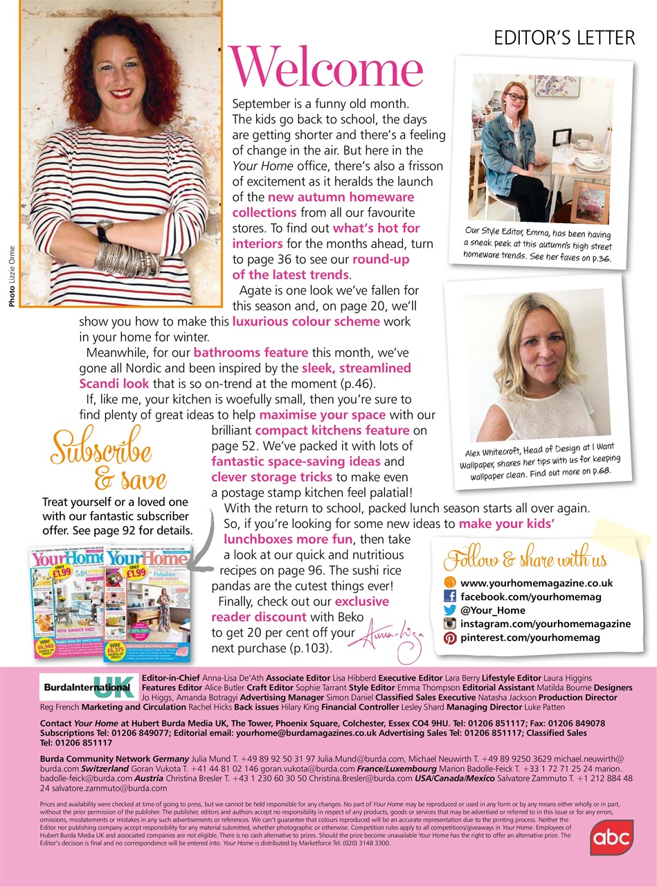 Your Home Magazine Preview Pages
