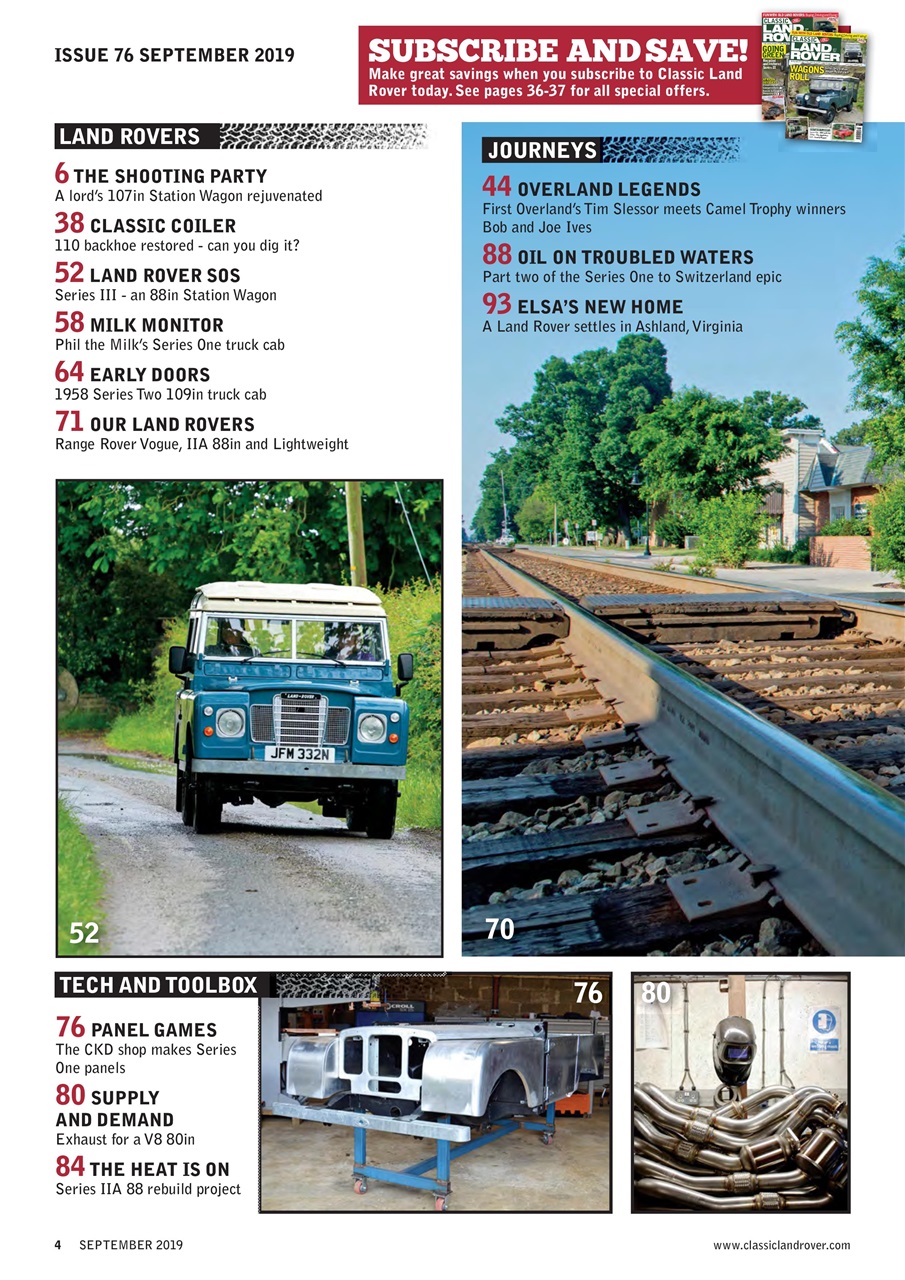Classic Land Rover Magazine Preview Pages