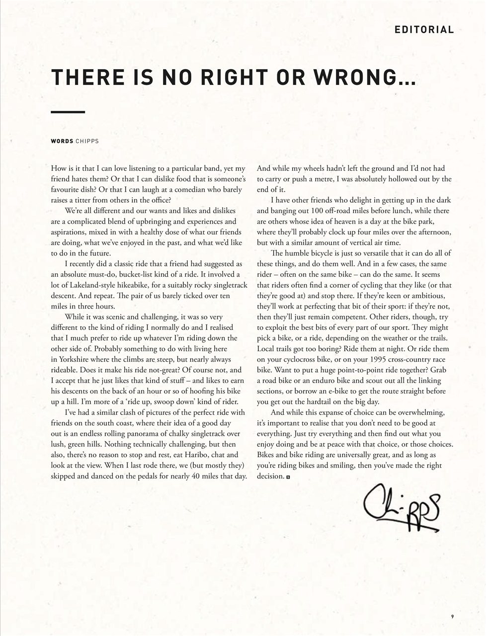 Singletrack Preview Pages