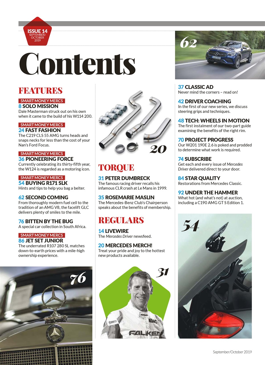 Mercedes Driver Magazine Preview Pages