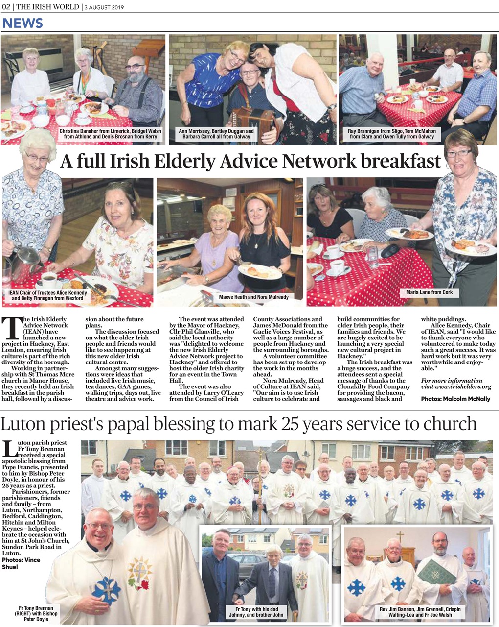 Irish World Preview Pages