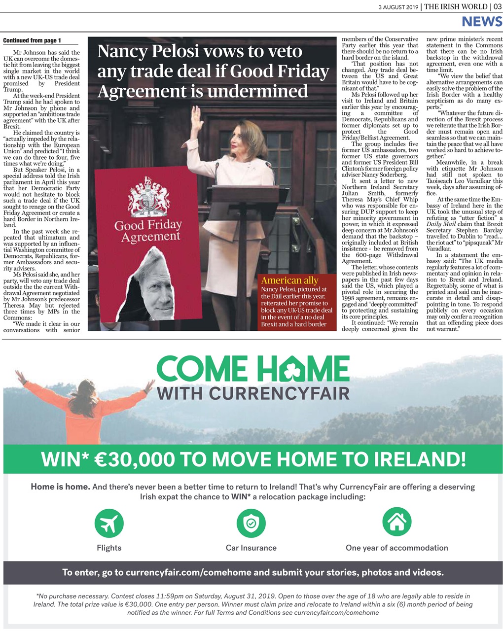 Irish World Preview Pages