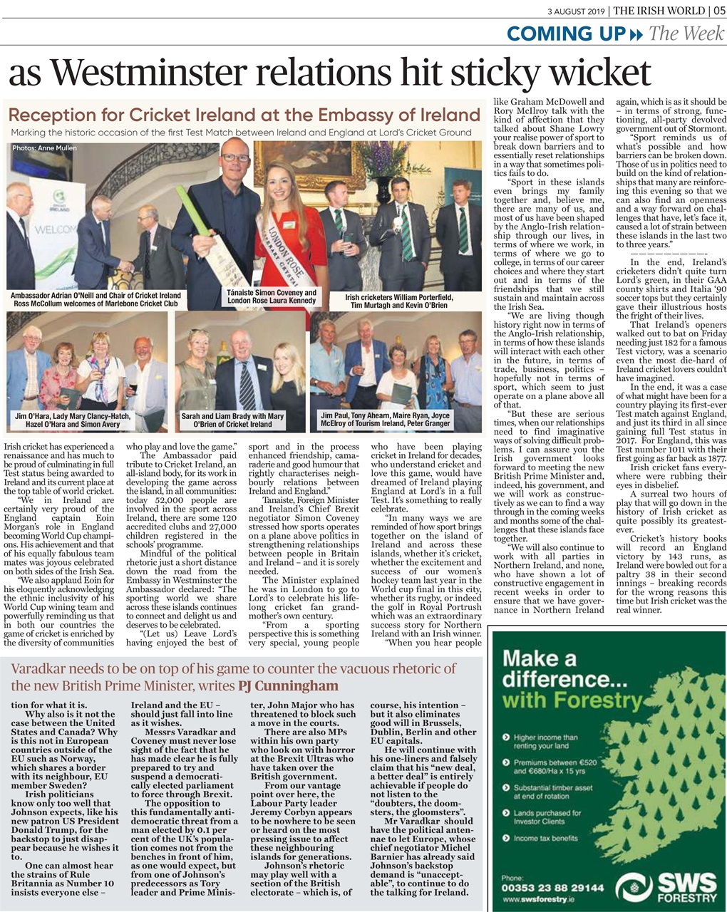 Irish World Preview Pages