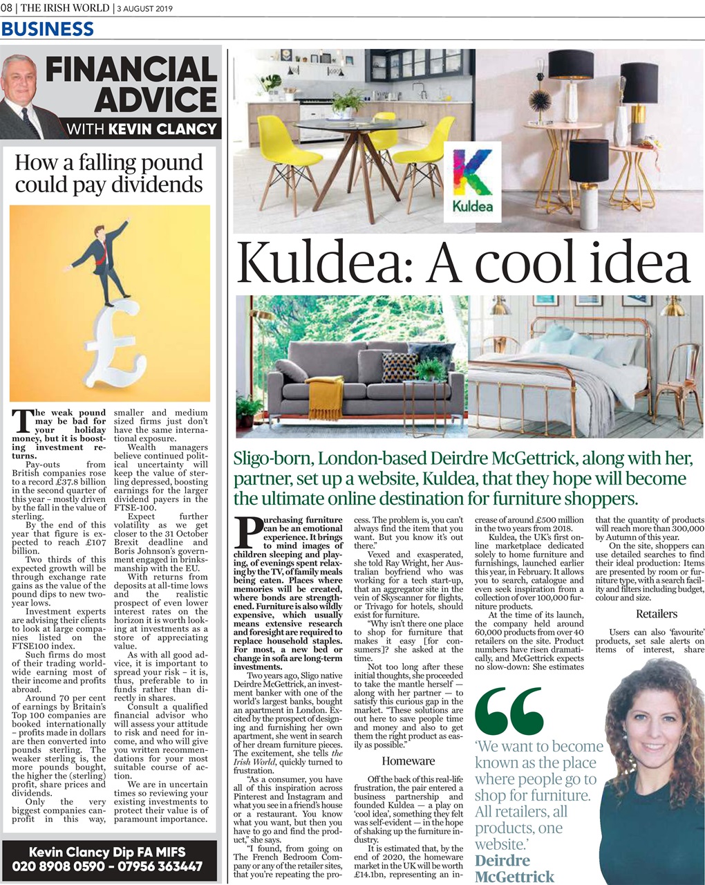 Irish World Preview Pages