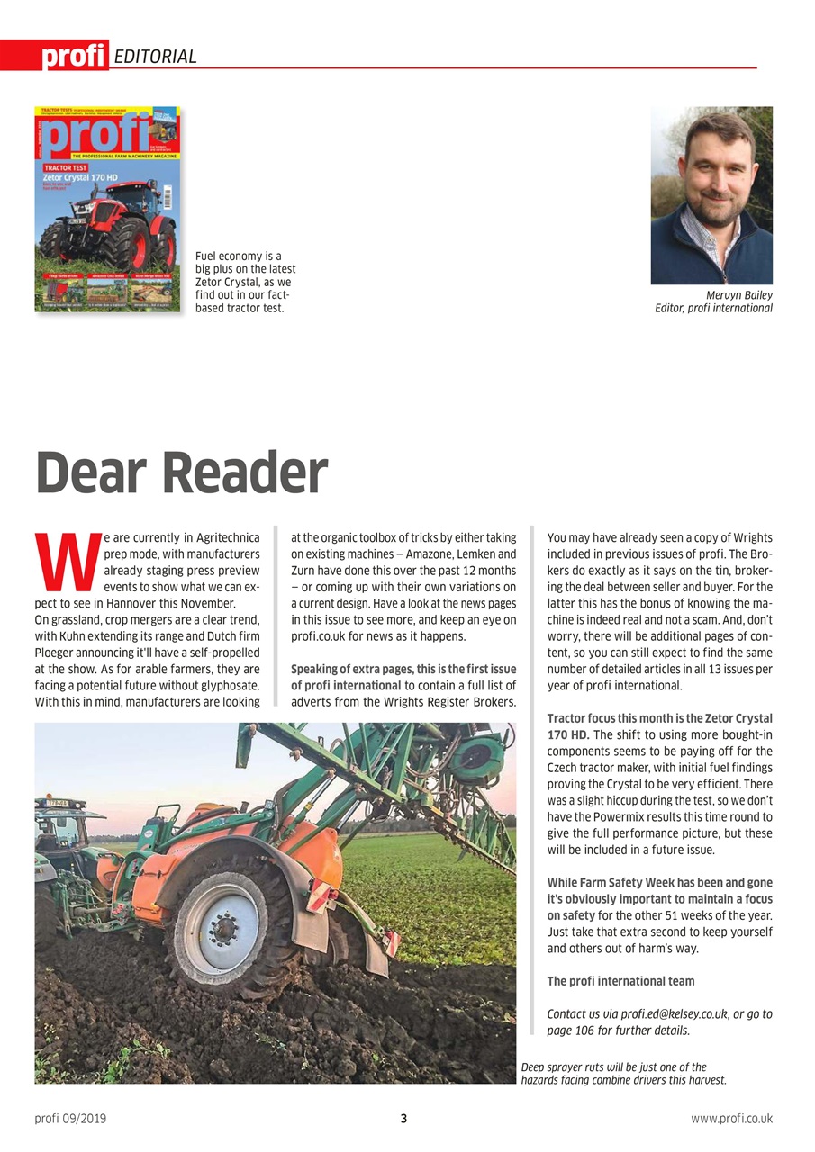 Profi International Preview Pages