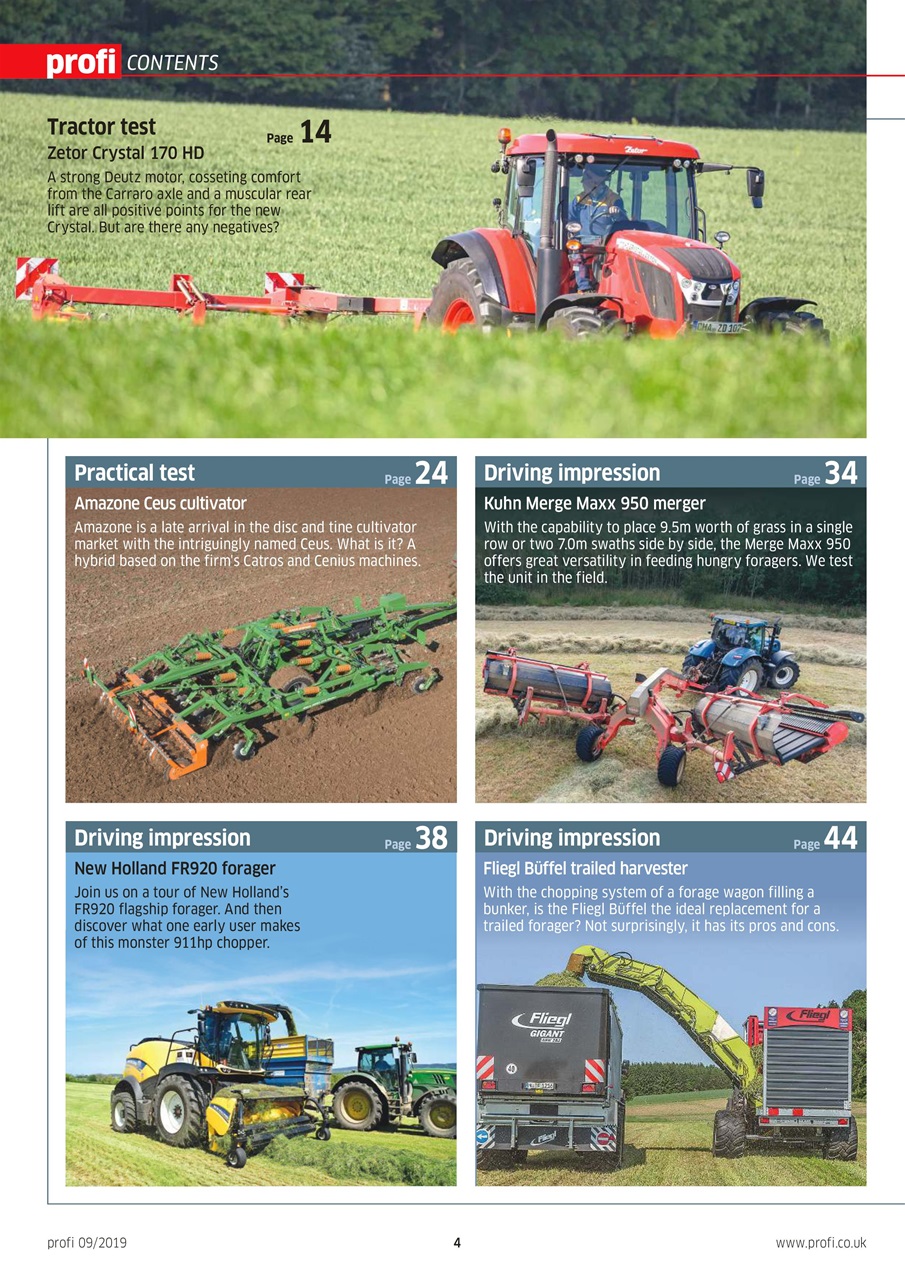Profi International Preview Pages