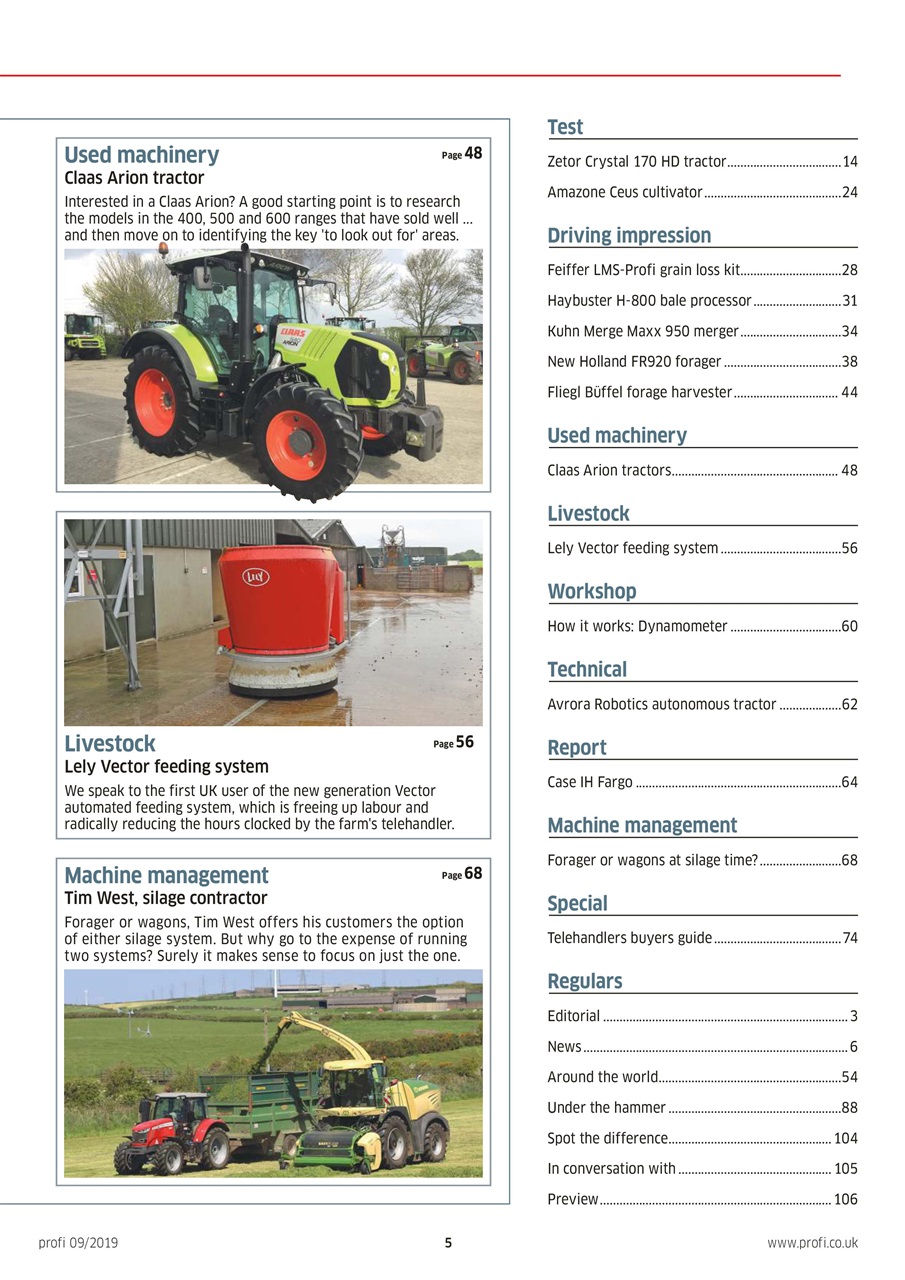 Profi International Preview Pages