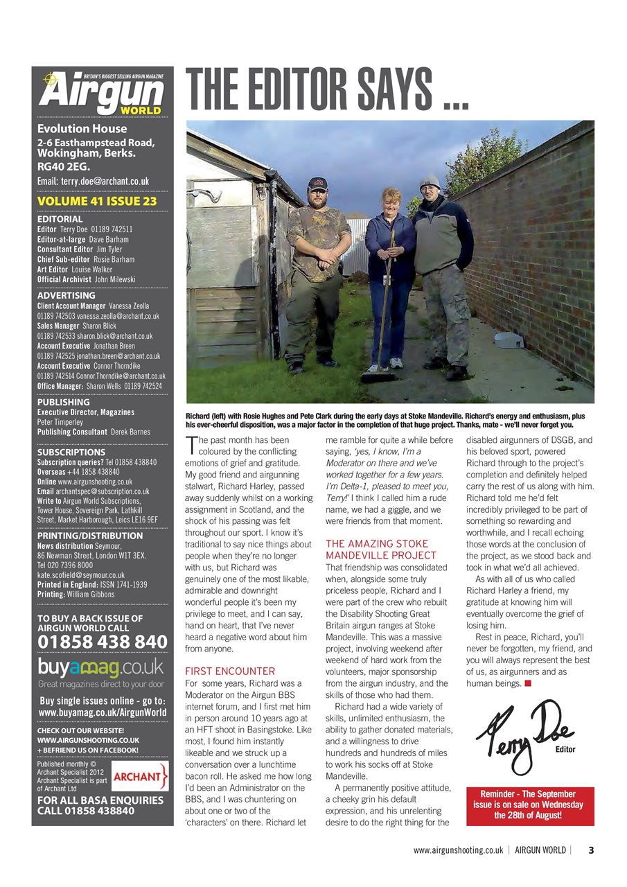Airgun World Preview Pages