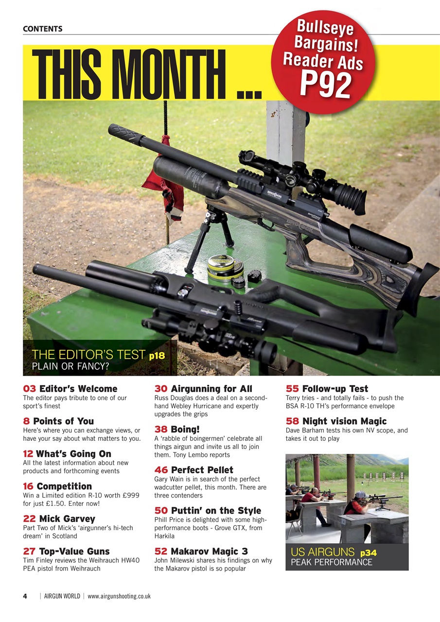 Airgun World Preview Pages