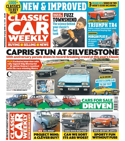 Classic Car Weekly issue 31st July 2019