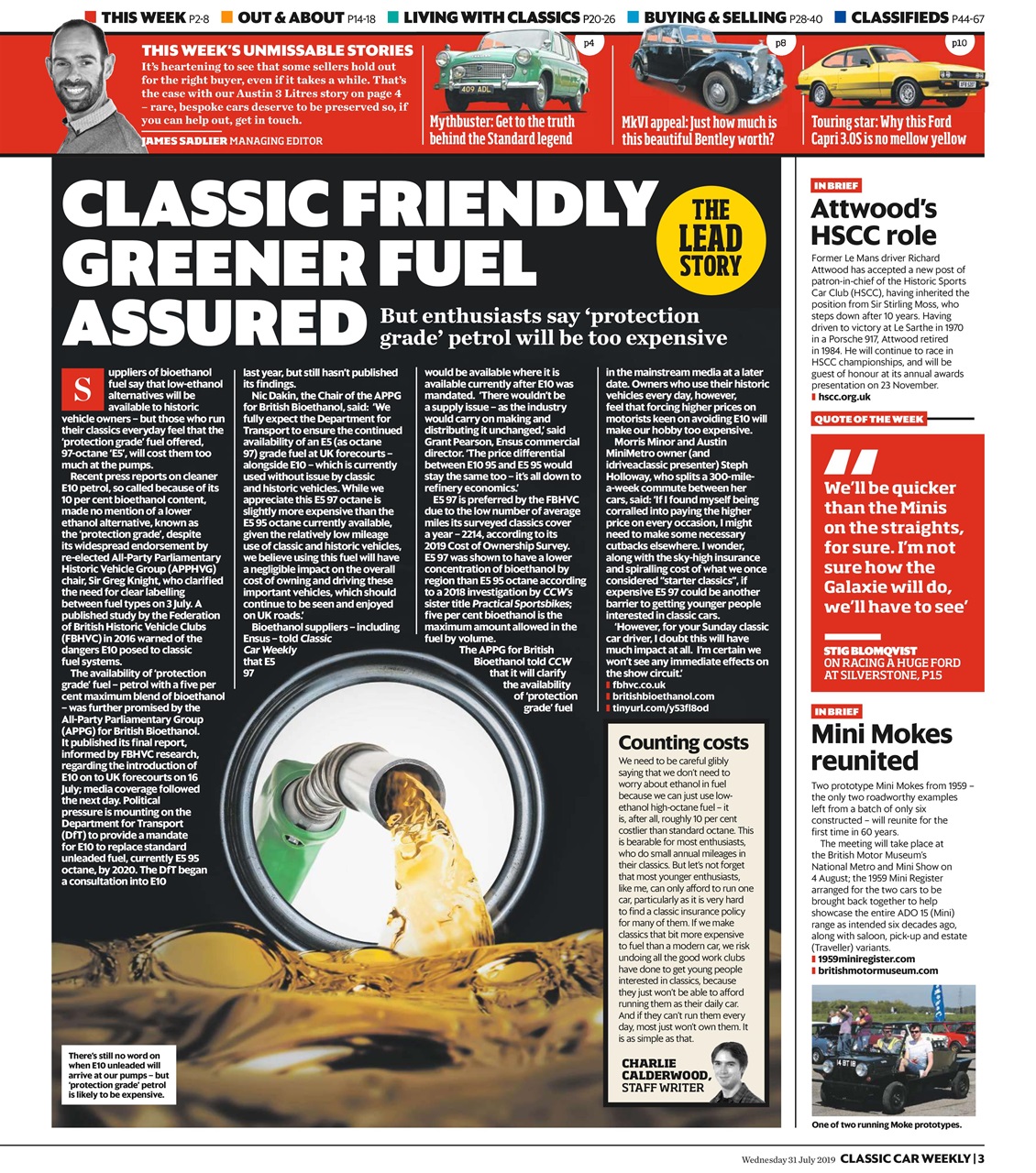 Classic Car Weekly Preview Pages
