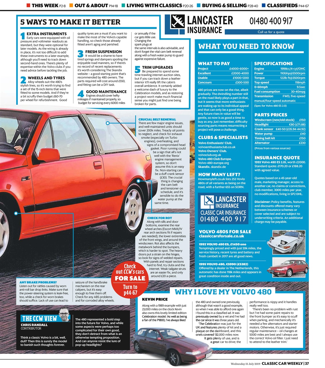 Classic Car Weekly Preview Pages