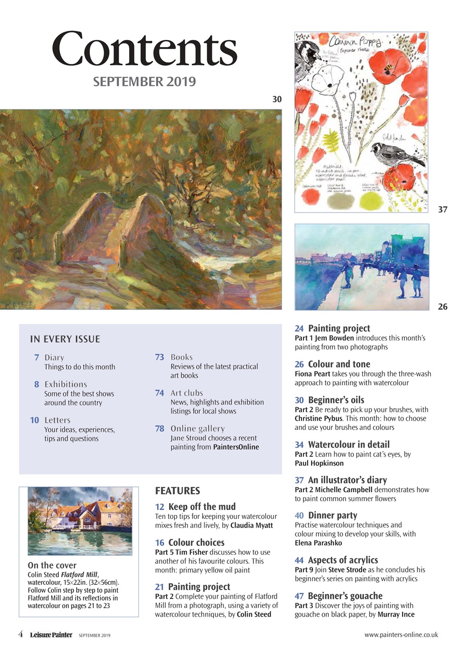 Leisure Painter & The Artist Preview Pages