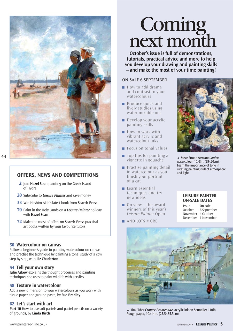 Leisure Painter & The Artist Preview Pages