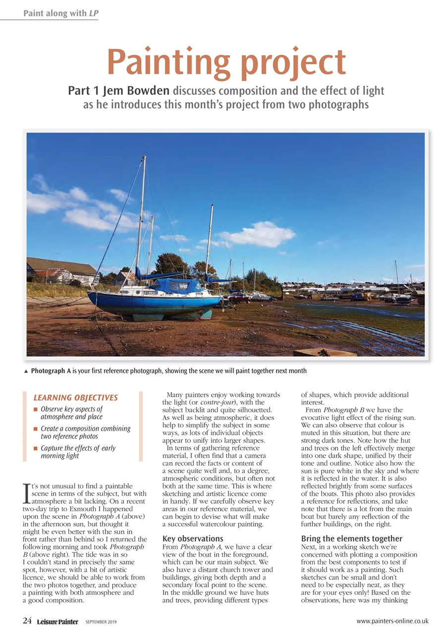 Leisure Painter & The Artist Preview Pages