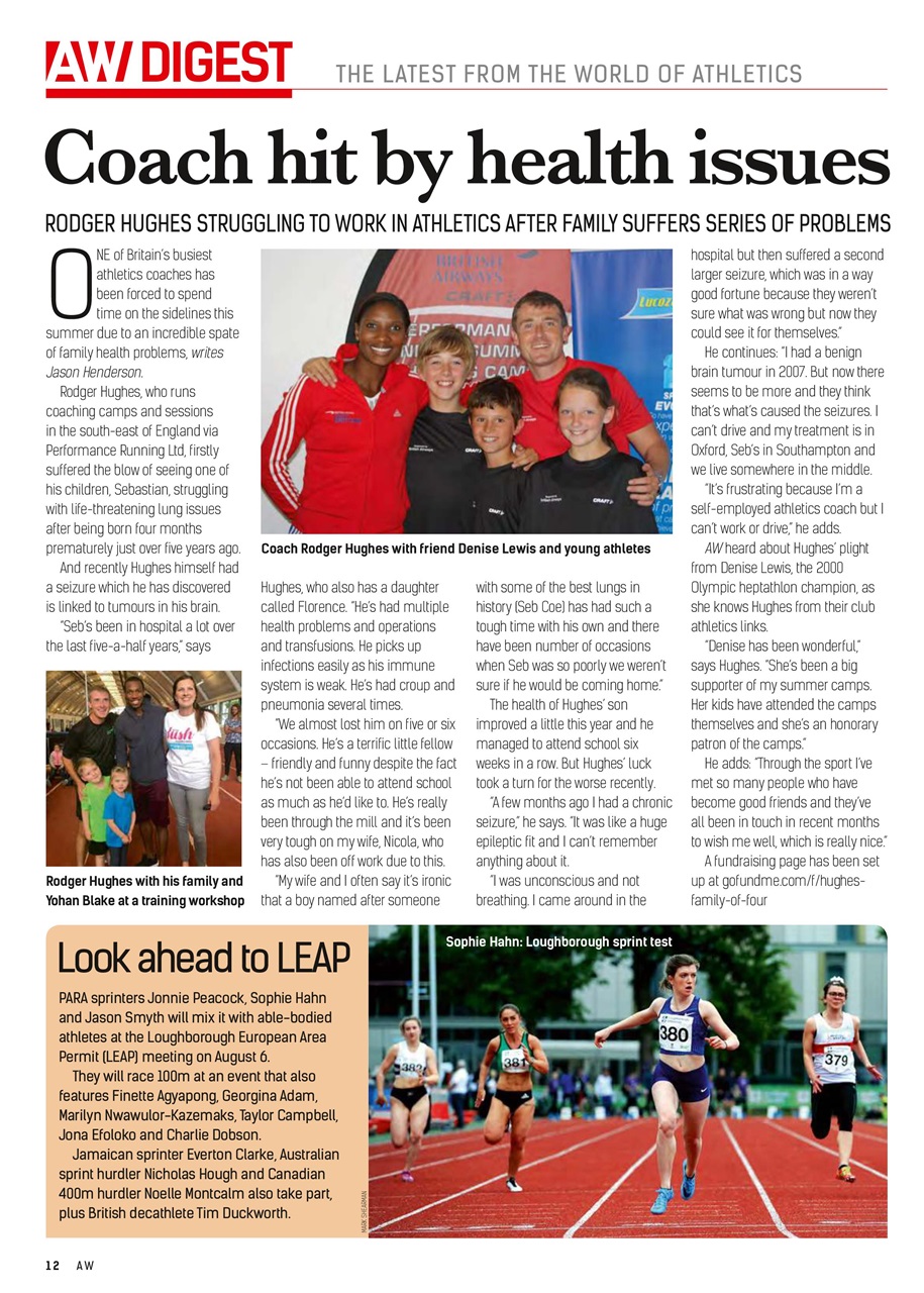 AW – Athletics Weekly Magazine Preview Pages
