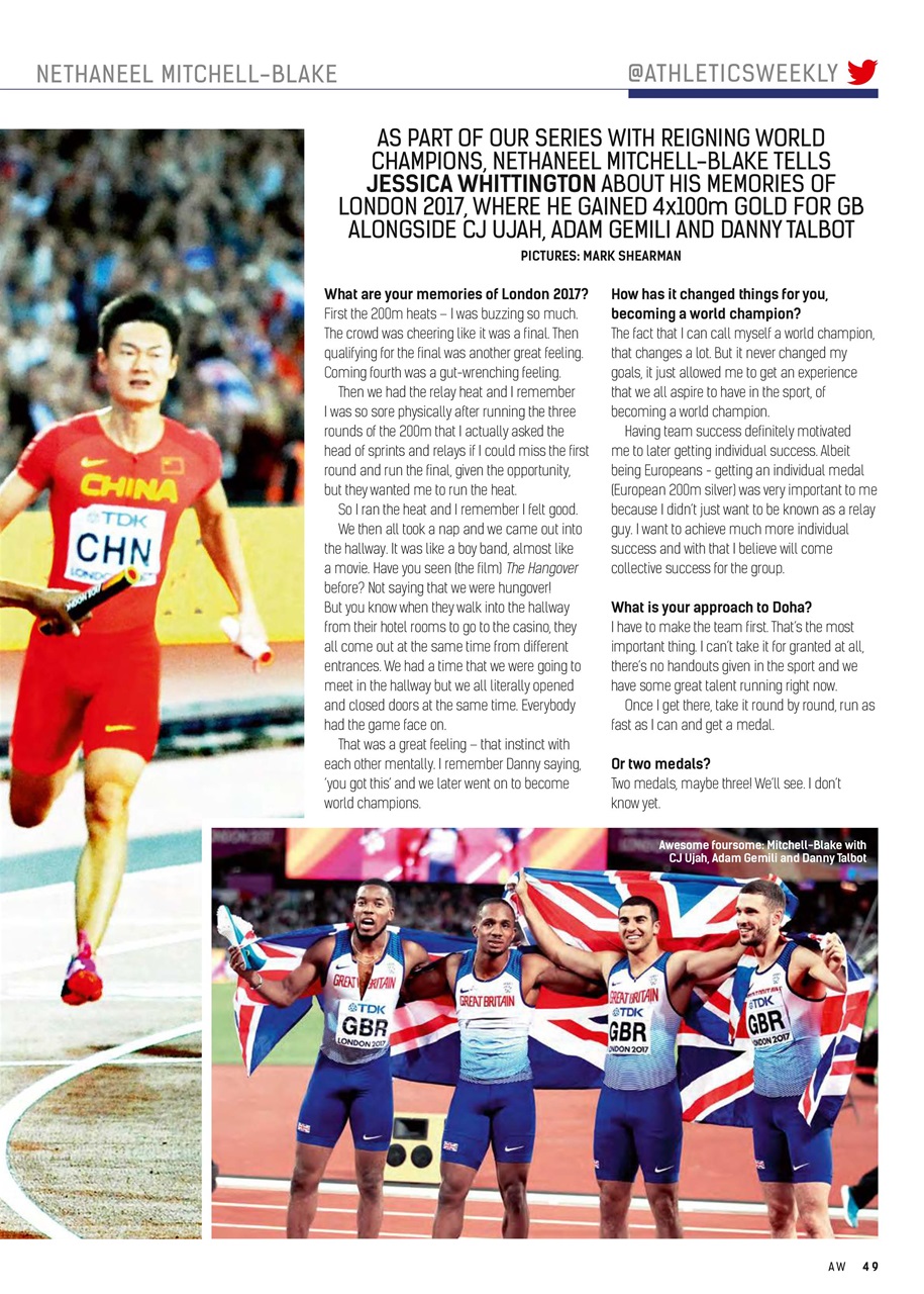 AW – Athletics Weekly Magazine Preview Pages