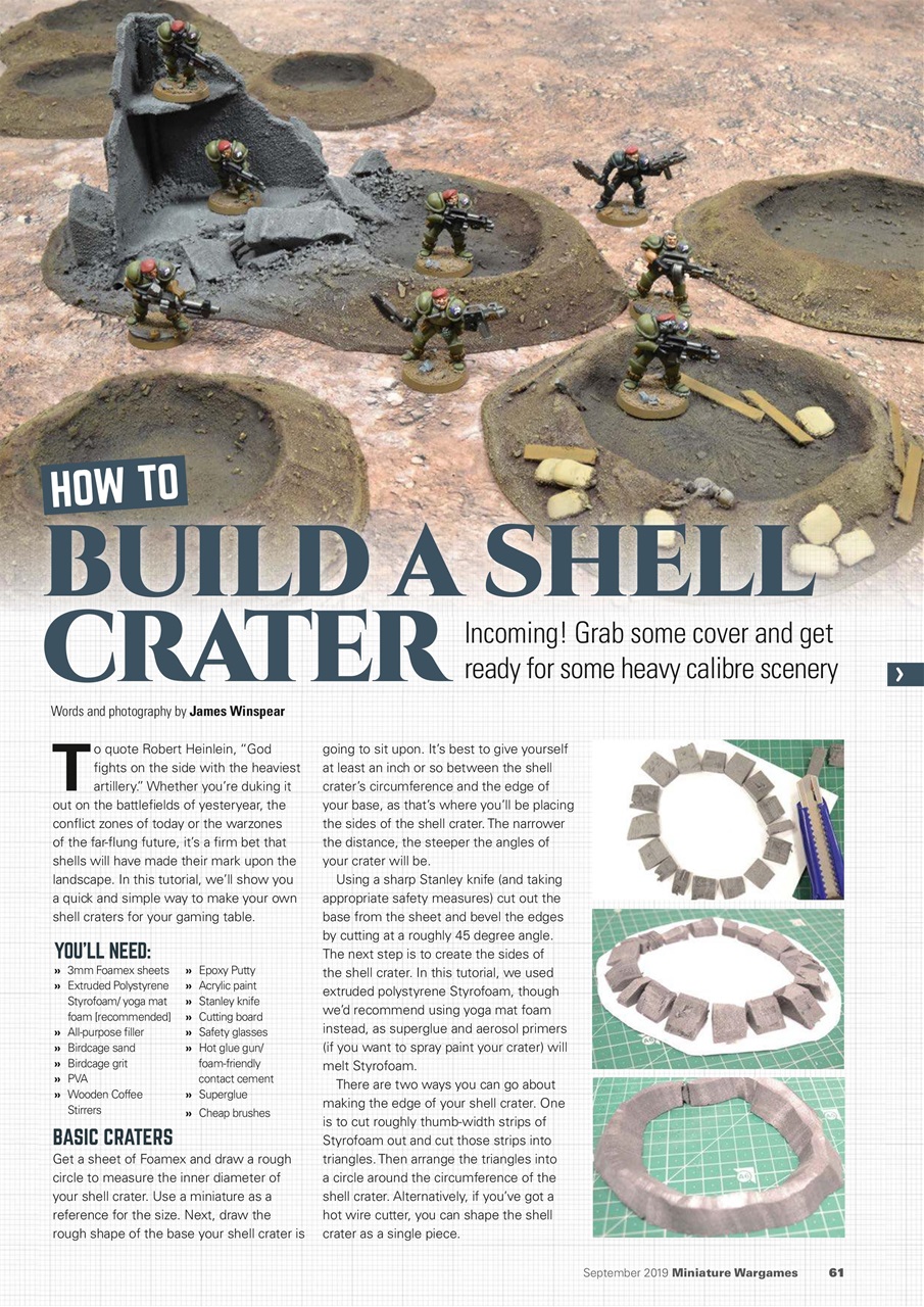 Miniature Wargames Preview Pages