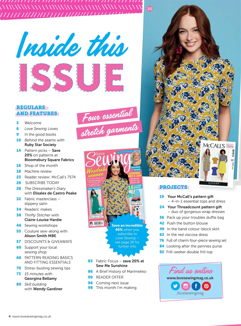 Love Sewing Preview Pages