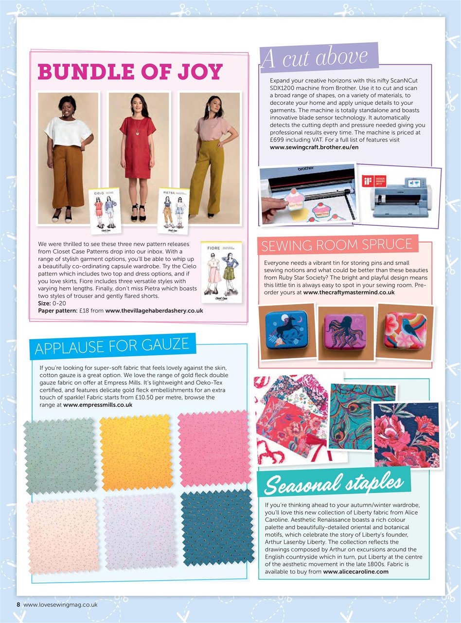 Love Sewing Preview Pages