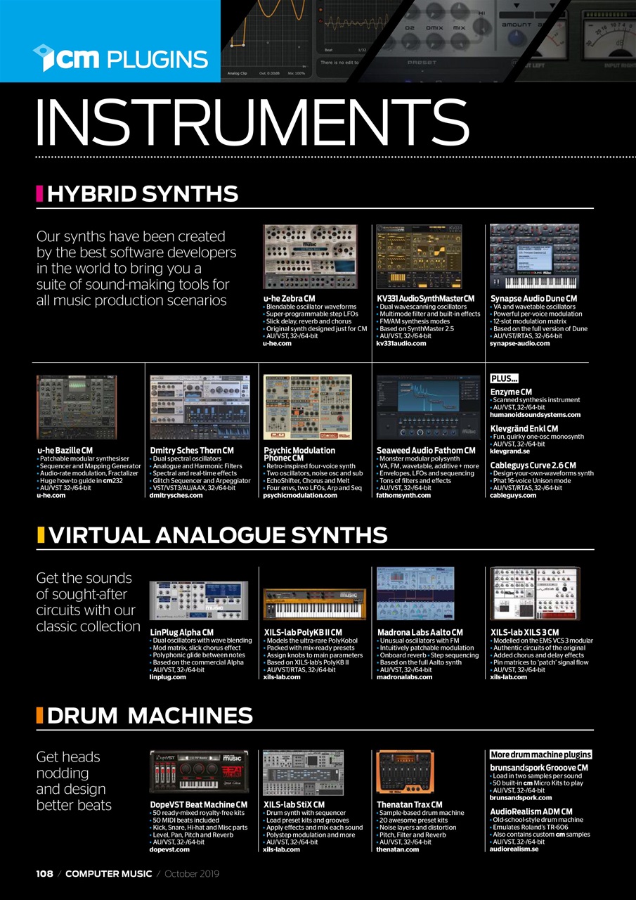 Computer Music Preview Pages