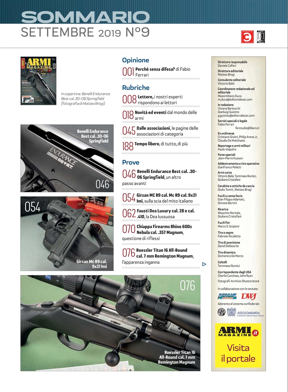 ARMI MAGAZINE Preview Pages