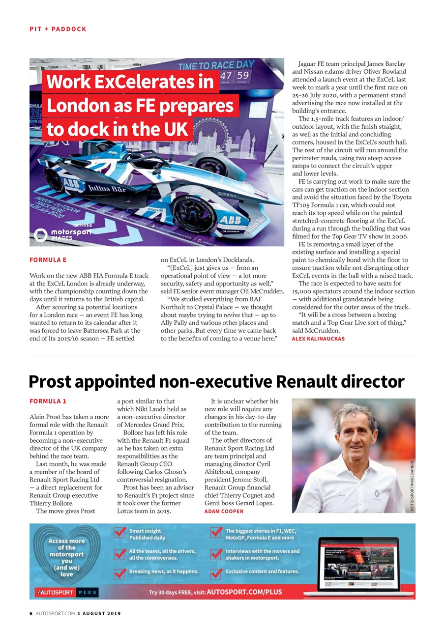 Autosport Preview Pages