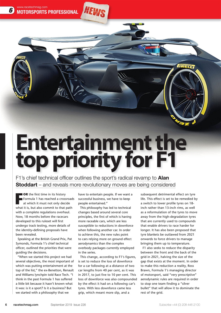 Race Tech Preview Pages