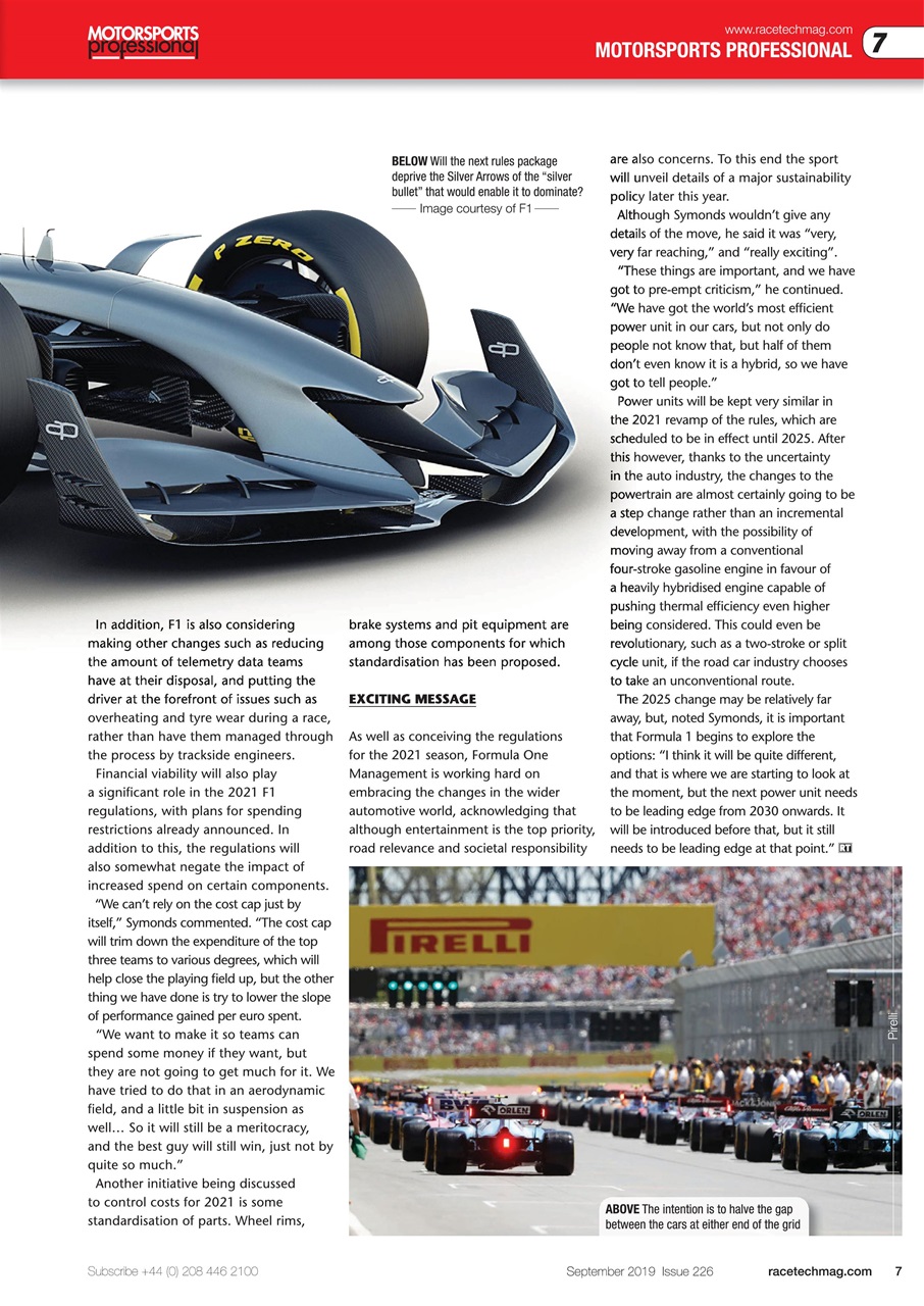 Race Tech Preview Pages