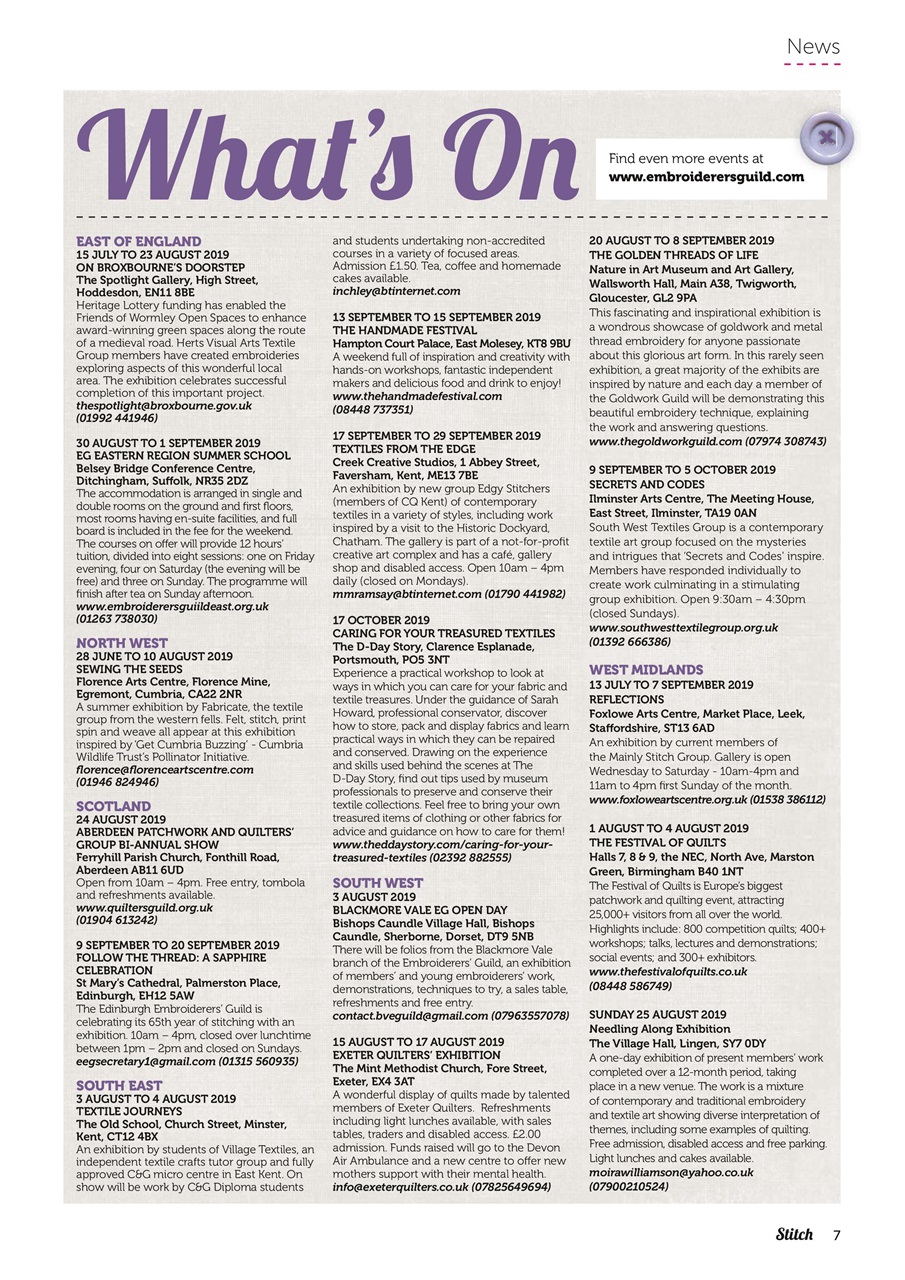 Stitch magazine Preview Pages