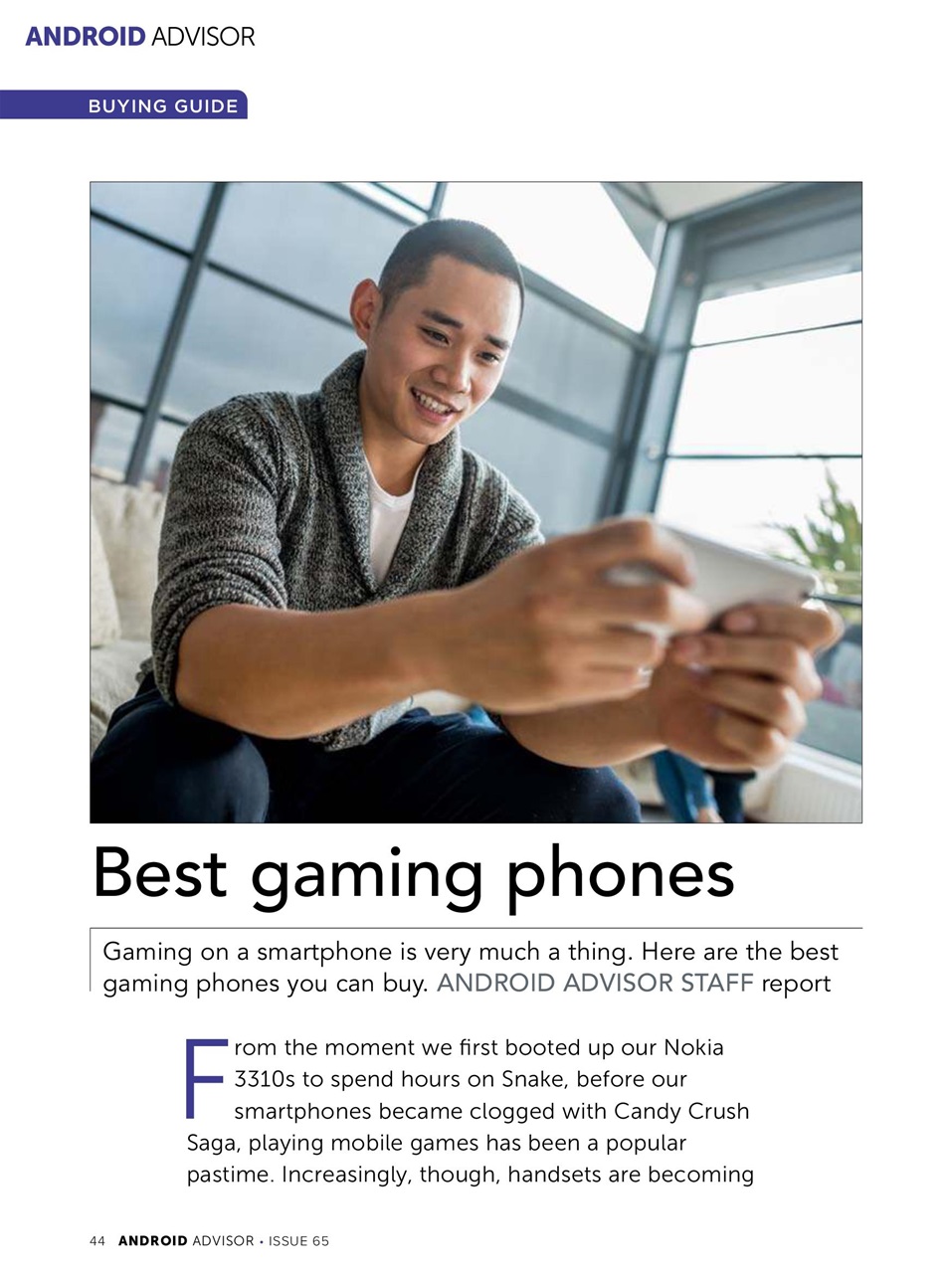 Android Advisor Preview Pages