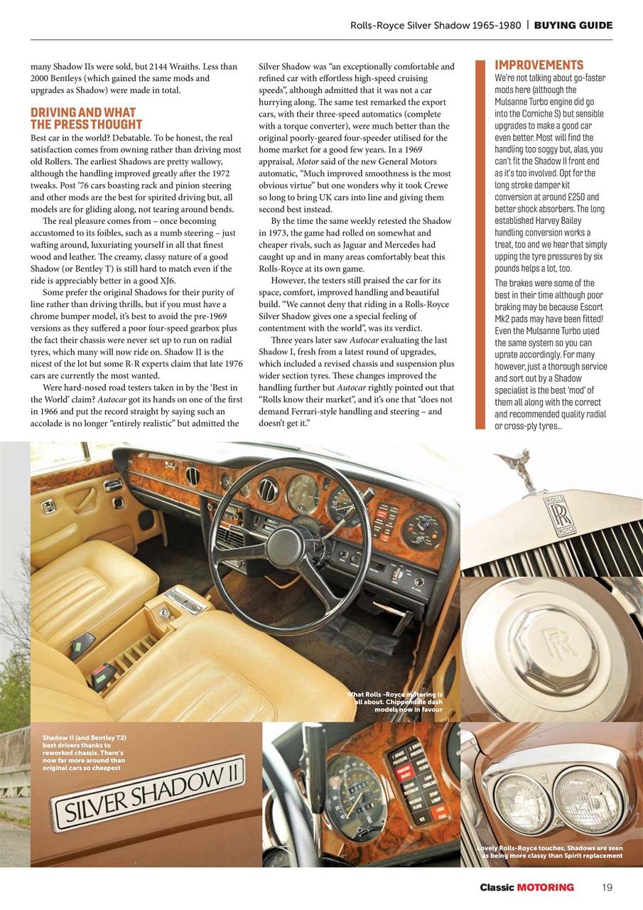 Classic Motoring Preview Pages