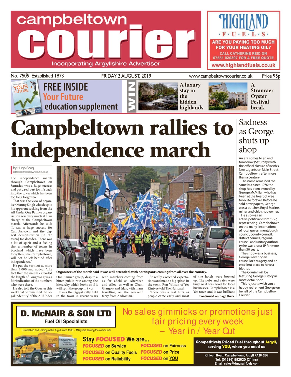 Campbeltown Courier Preview Pages