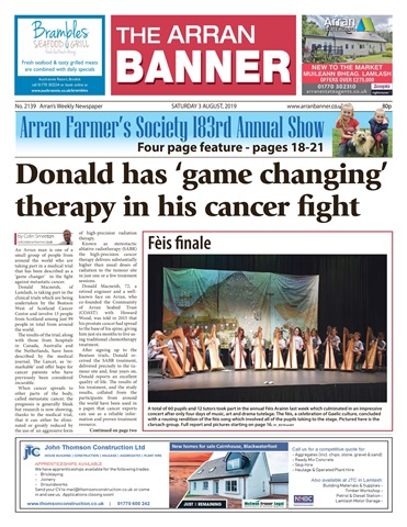 Arran Banner issue 03 August 2019