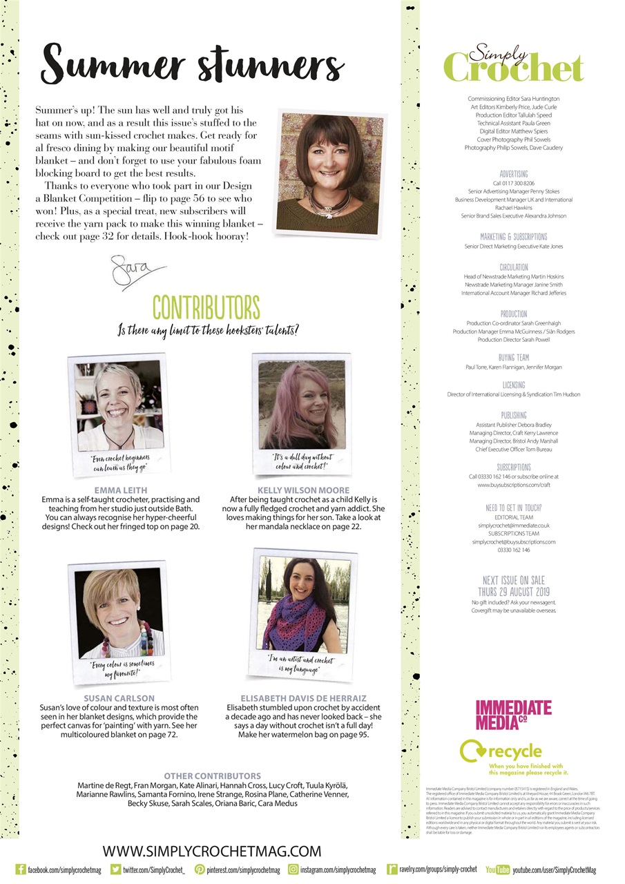 Simply Crochet Preview Pages