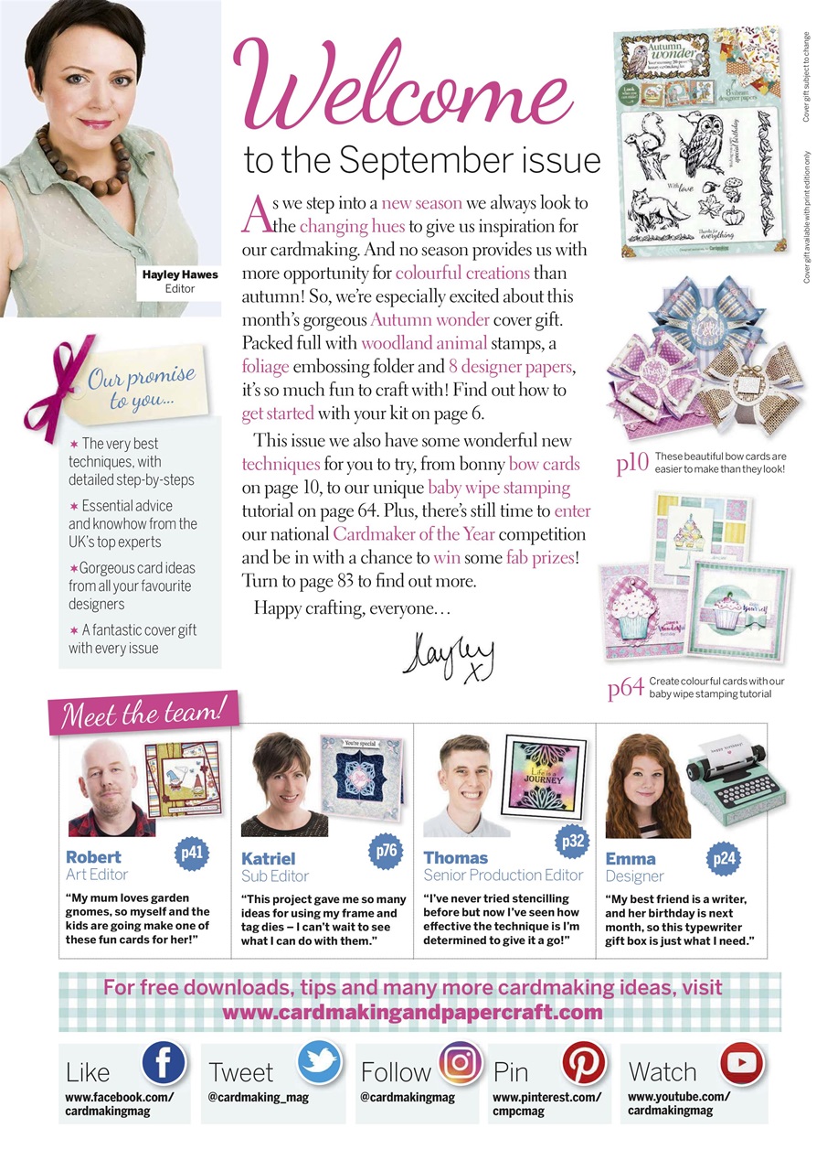 Cardmaking & Papercraft Preview Pages