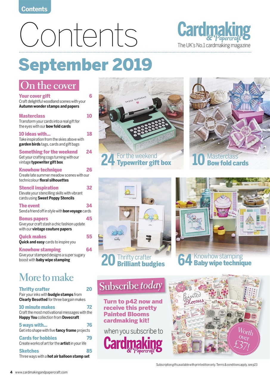 Cardmaking & Papercraft Preview Pages