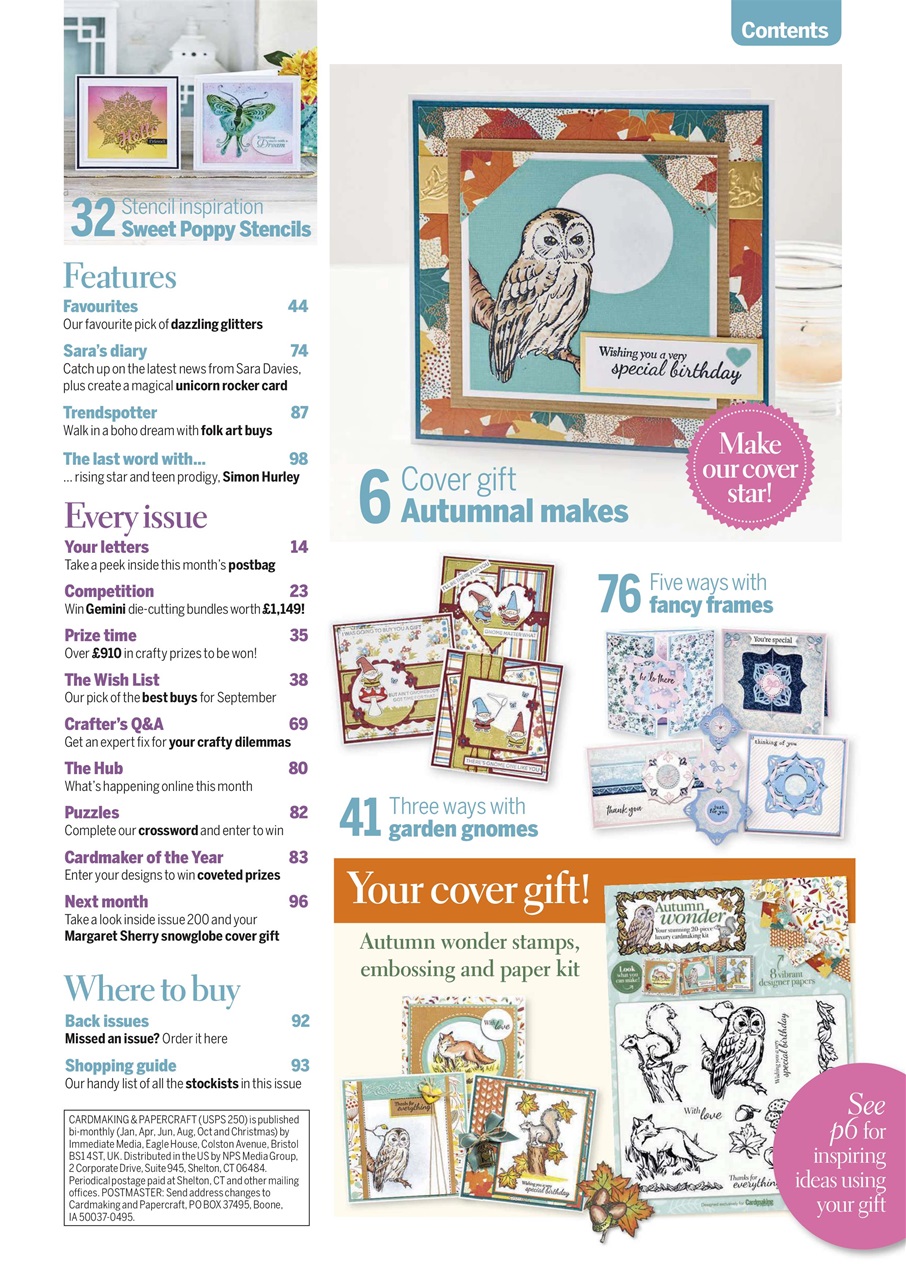 Cardmaking & Papercraft Preview Pages